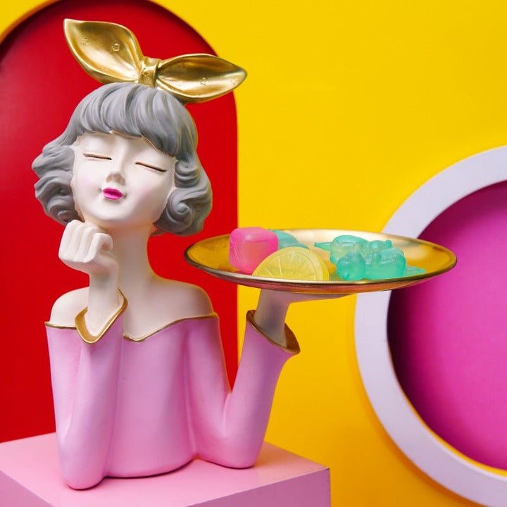 Bow Girl Sculpture | Home Décor | Waseeh Pakistan