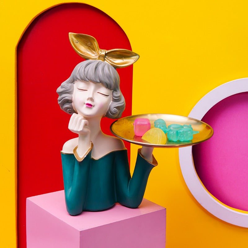 Bow Girl Sculpture | Home Décor | Waseeh Pakistan