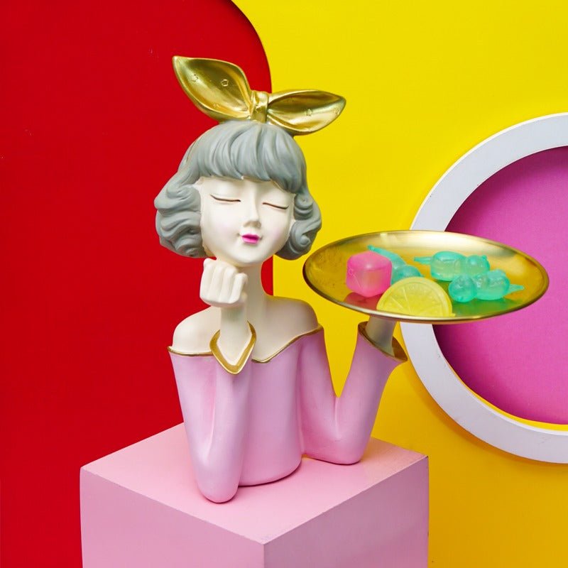 Bow Girl Sculpture | Home Décor | Waseeh Pakistan