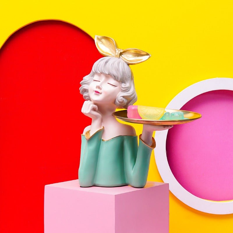 Bow Girl Sculpture | Home Décor | Waseeh Pakistan