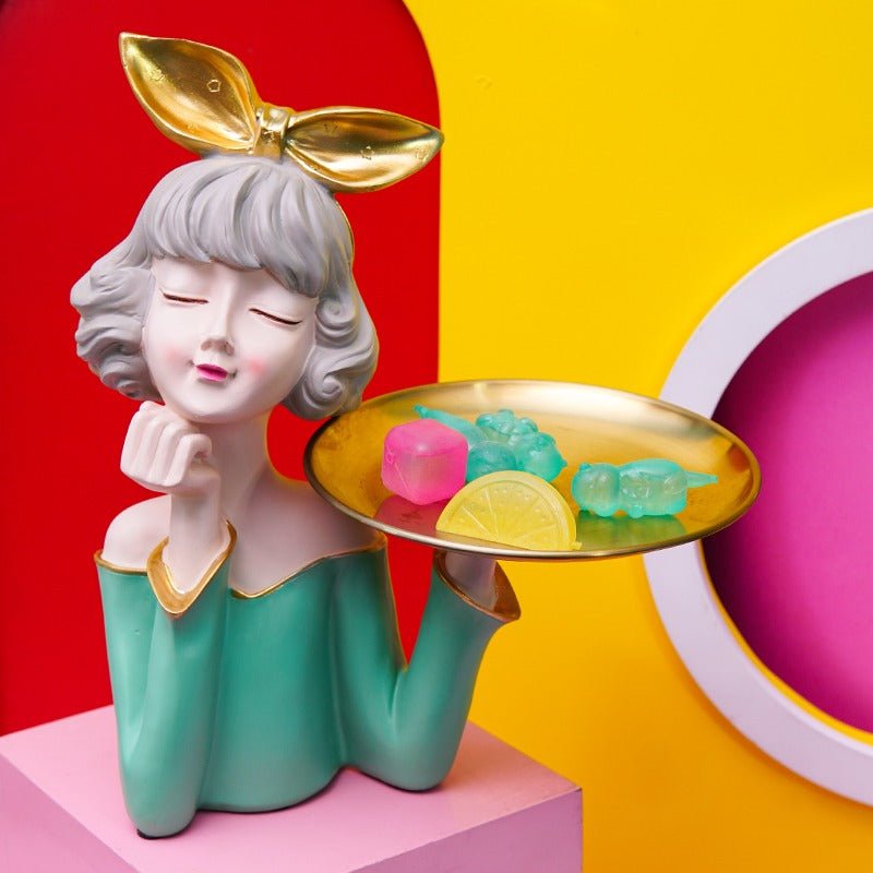 Bow Girl Sculpture | Home Décor | Waseeh Pakistan