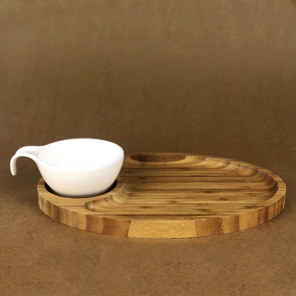 Bowl Set With Bamboo Base | kitchen item | Waseeh Pakistan