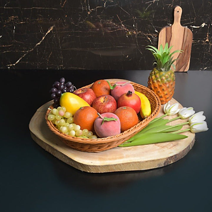 Braided Oval Basket | kitchen item | Waseeh Pakistan