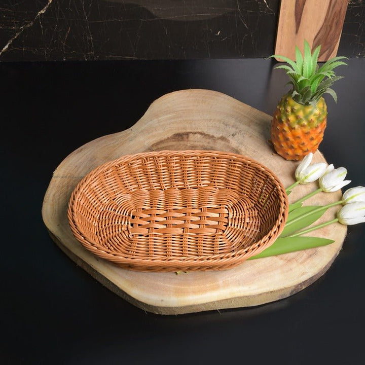 Braided Oval Basket | kitchen item | Waseeh Pakistan