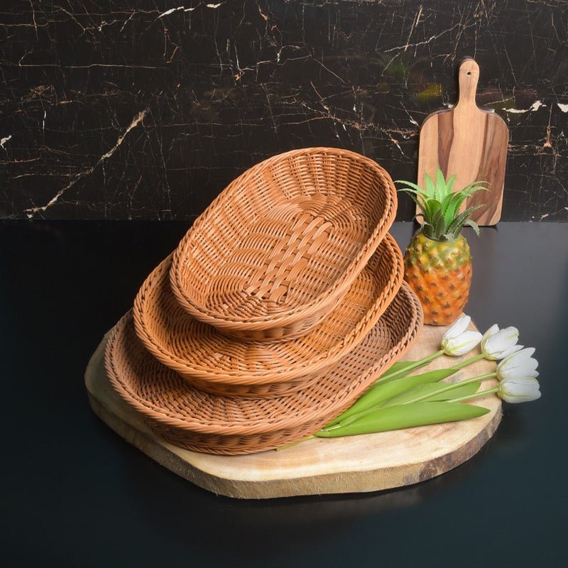 Braided Oval Basket | kitchen item | Waseeh Pakistan