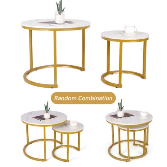 Briajah Living Dining Room Nesting Coffee Side Table (Set of 2) | Furniture | Waseeh Pakistan