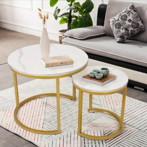 Briajah Living Dining Room Nesting Coffee Side Table (Set of 2) | Furniture | Waseeh Pakistan
