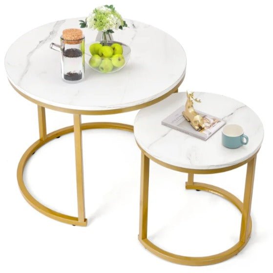 Briajah Living Dining Room Nesting Coffee Side Table (Set of 2) | Furniture | Waseeh Pakistan