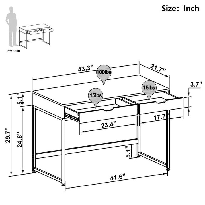 Brikon Drawer Table | Furniture | Waseeh Pakistan