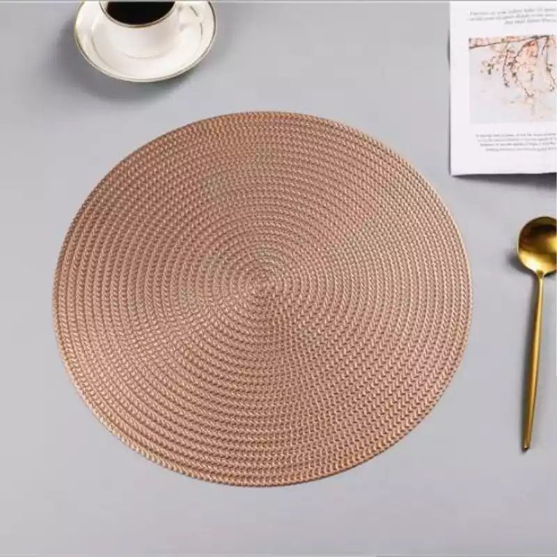 Bronzy Table Toppie (Round) | Home Décor | Waseeh Pakistan