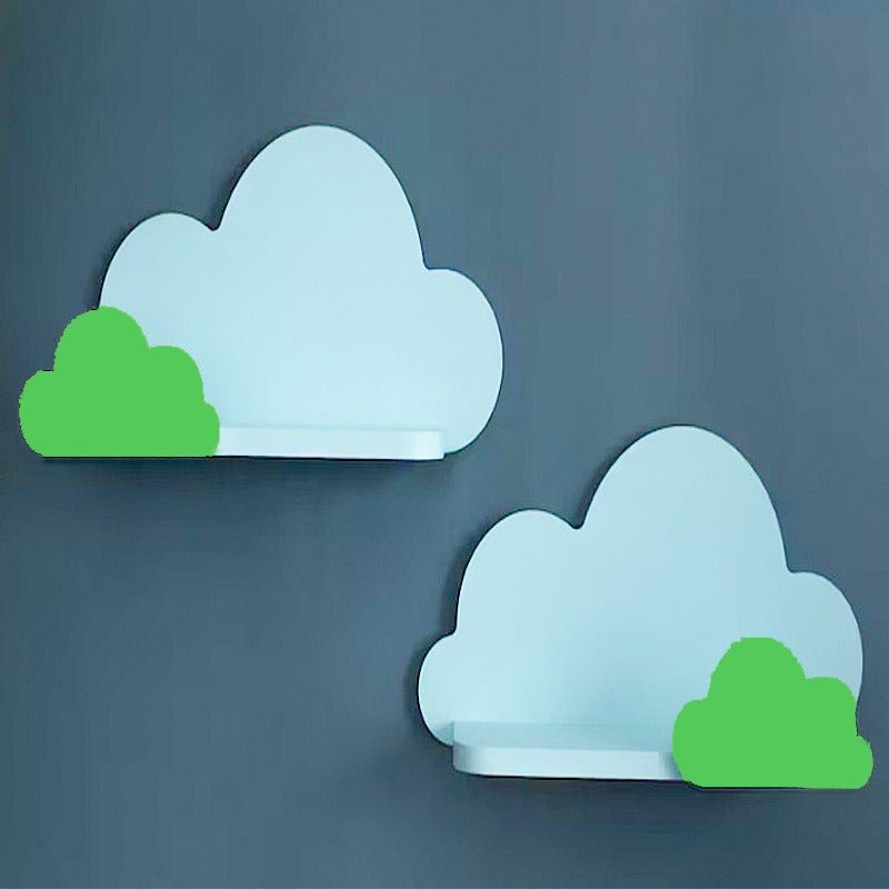 Bury Clouds Kids Bedroom Organizer Floating Shelve (Set of 2) | Furniture | Waseeh Pakistan