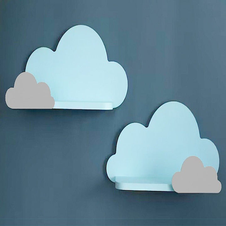 Bury Clouds Kids Bedroom Organizer Floating Shelve (Set of 2) | Furniture | Waseeh Pakistan