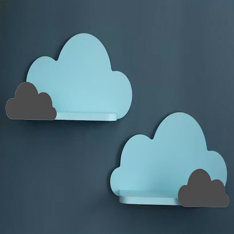 Bury Clouds Kids Bedroom Organizer Floating Shelve (Set of 2) | Furniture | Waseeh Pakistan