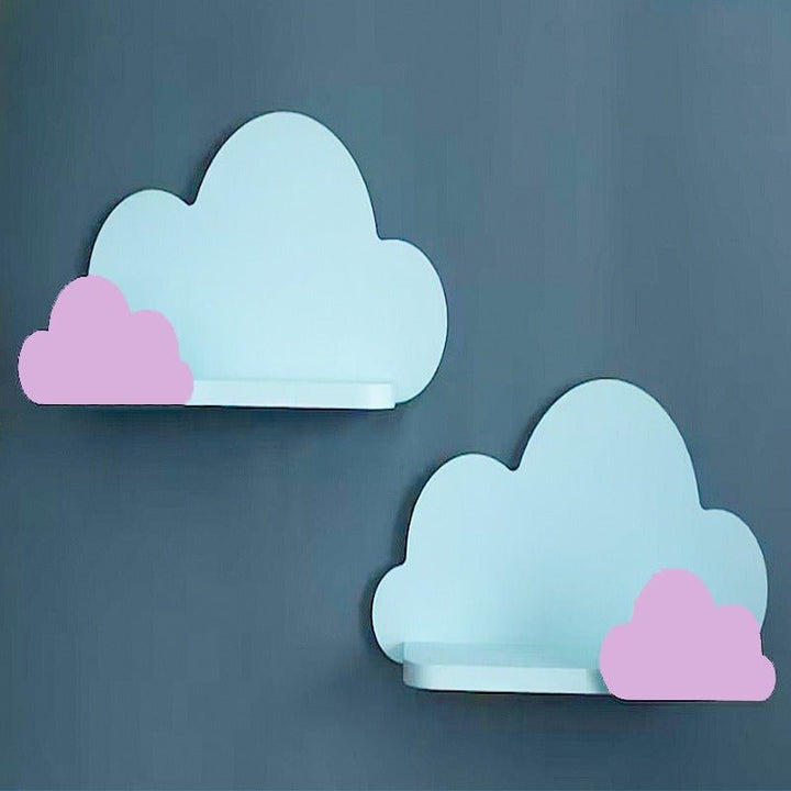 Bury Clouds Kids Bedroom Organizer Floating Shelve (Set of 2) | Furniture | Waseeh Pakistan