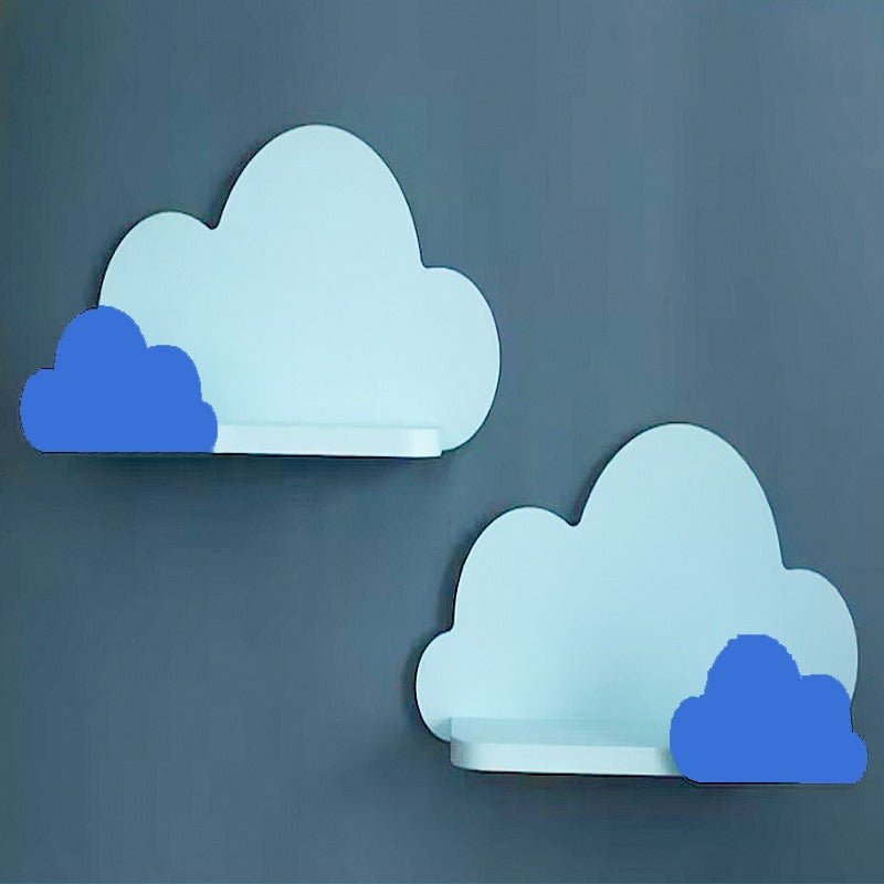 Bury Clouds Kids Bedroom Organizer Floating Shelve (Set of 2) | Furniture | Waseeh Pakistan
