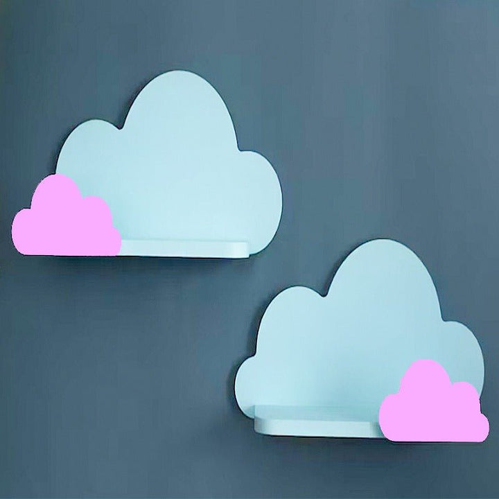 Bury Clouds Kids Bedroom Organizer Floating Shelve (Set of 2) | Furniture | Waseeh Pakistan