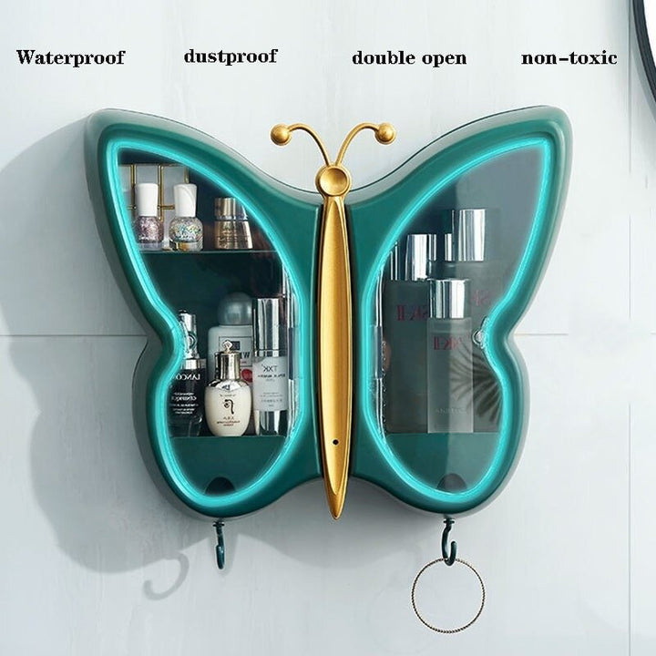 Butterfly LED Cosmetic Organizer | Fashion Point | Waseeh Pakistan