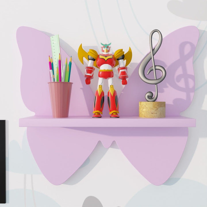 Butterfly Ornament Bedroom Book Organizer Floating Shelve - Special | Furniture | Waseeh Pakistan