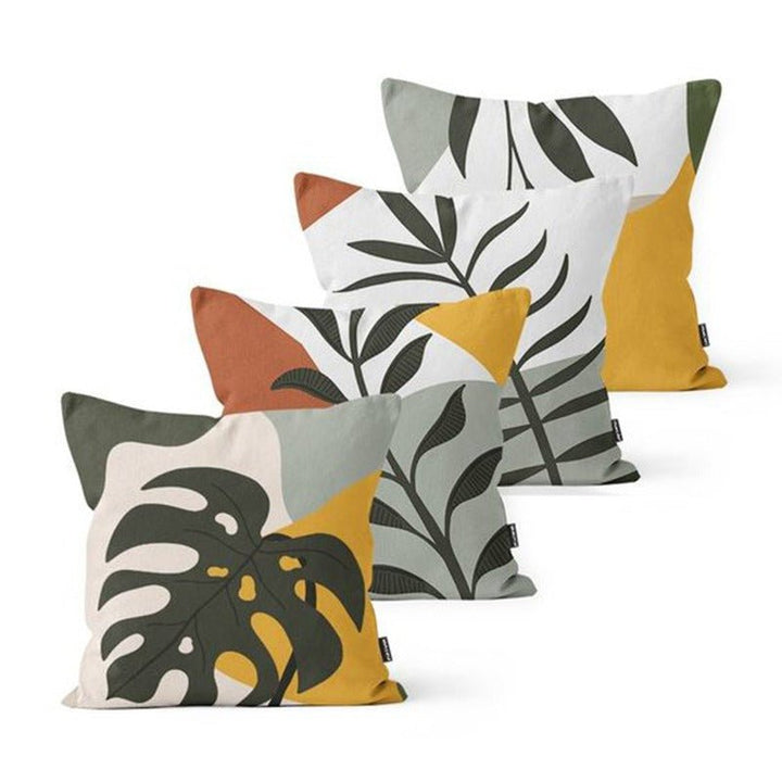 Cactus Leaves Cushion Covers (Set of 4) | Home Décor | Waseeh Pakistan