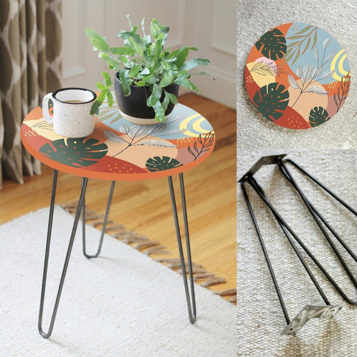 Cactus Leaves Living Lounge Center Side Hairpin Table | Furniture | Waseeh Pakistan