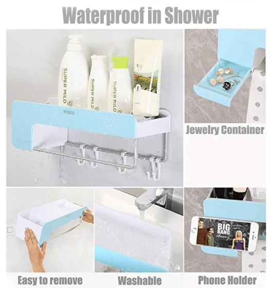 Caddy Bathrrom Wall Rack | Home Décor | Waseeh Pakistan