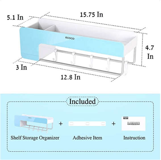 Caddy Bathrrom Wall Rack | Home Décor | Waseeh Pakistan