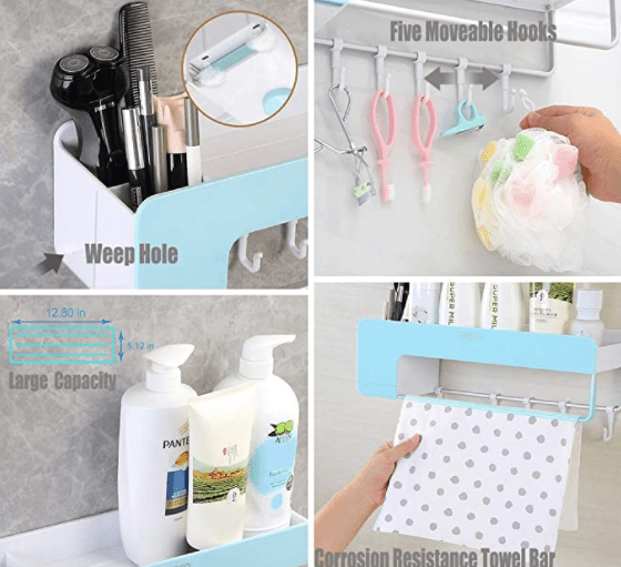 Caddy Bathrrom Wall Rack | Home Décor | Waseeh Pakistan