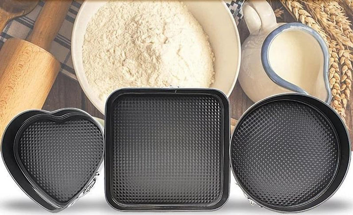 Cake Moulds (3 in 1) | kitchen item | Waseeh Pakistan