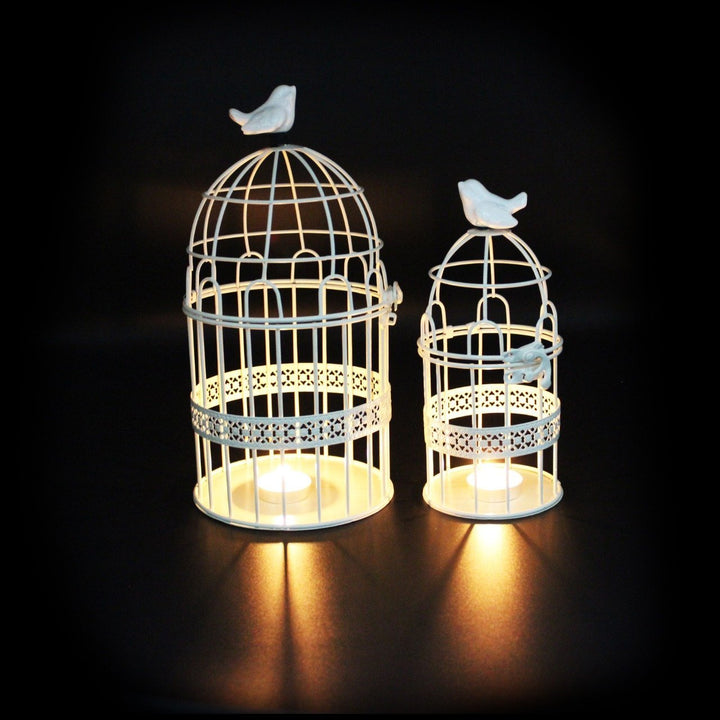 Candle Stand (Double) - White | Home Décor | Waseeh Pakistan