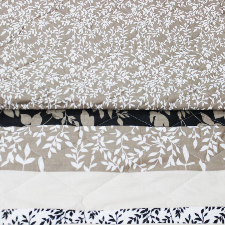 cappuccino Floral - Cotton Quality Bed Spread Set - 6 pcs | Home Décor | Waseeh Pakistan