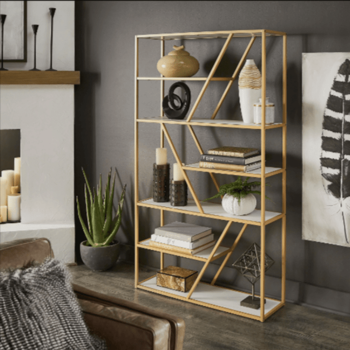 Cariba Geometric Living Drawing Room Bookcase Organizer Rack Decor | Furniture | Waseeh Pakistan