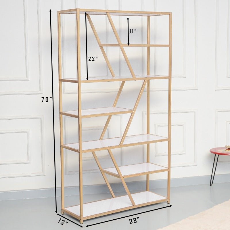 Cariba Geometric Living Drawing Room Bookcase Organizer Rack Decor | Furniture | Waseeh Pakistan