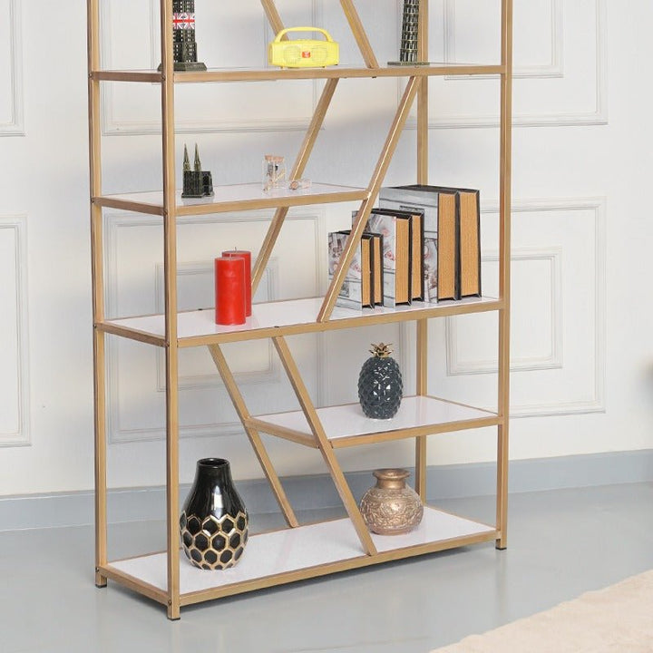 Cariba Geometric Living Drawing Room Bookcase Organizer Rack Decor | Furniture | Waseeh Pakistan