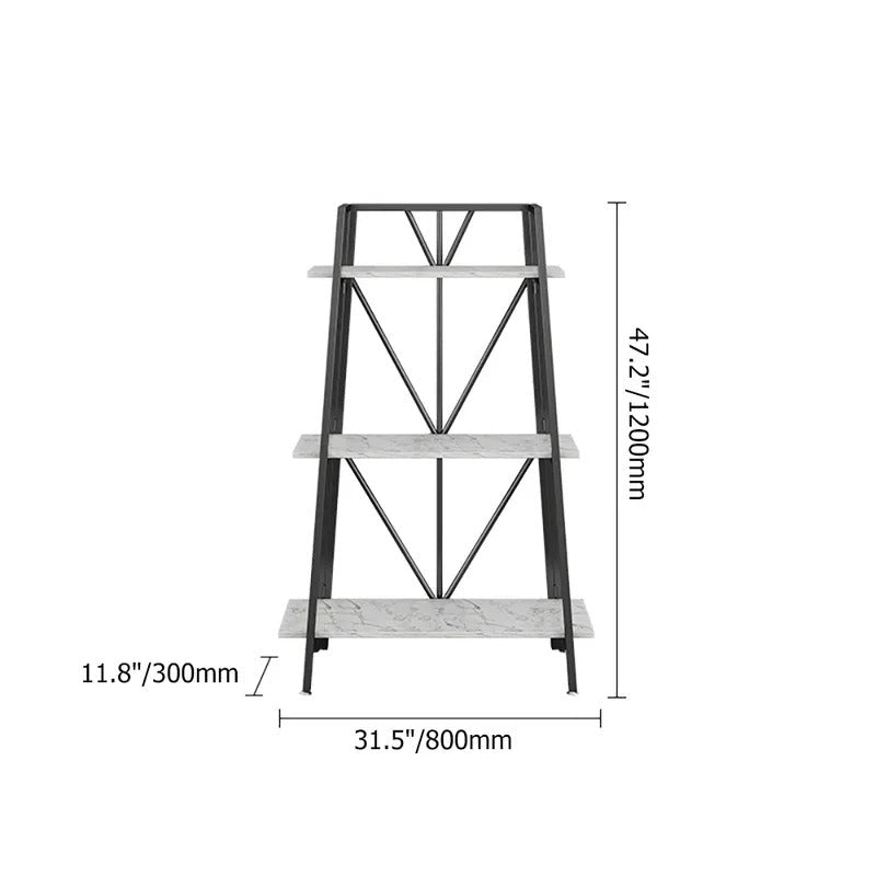 Carnation Modern Ladder Living Drawing Room Freestanding Bookcase shelve Rack | Furniture | Waseeh Pakistan