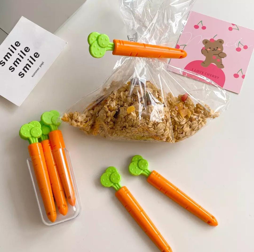 Carrot Sealing Clamp 5Pcs | Mix & Match | Waseeh Pakistan