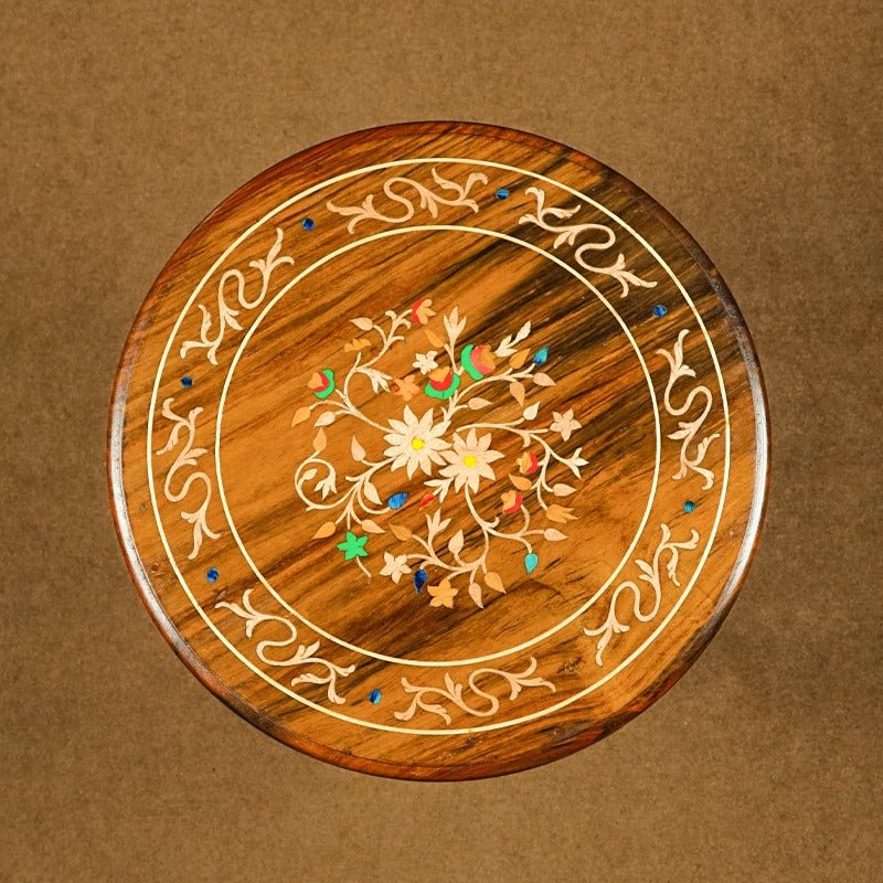 Carved Odanha Living Lounge Drawing Room Table (Shisham) | Furniture | Waseeh Pakistan