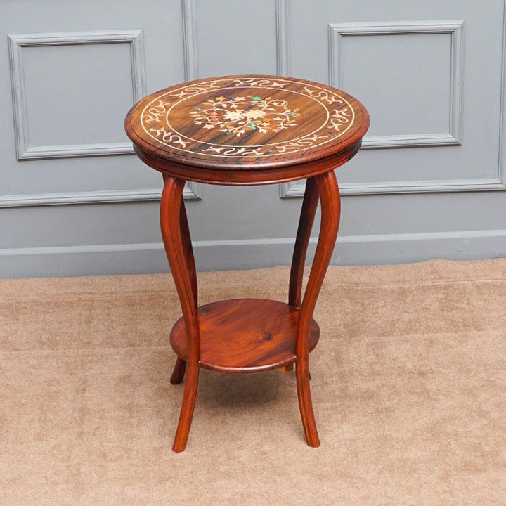 Carved Odanha Living Lounge Drawing Room Table (Shisham) | Furniture | Waseeh Pakistan