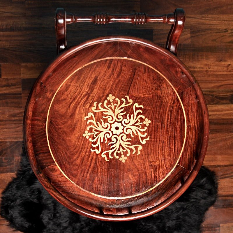Casino Wave Living Lounge Shisham Trolley Decor | Furniture | Waseeh Pakistan