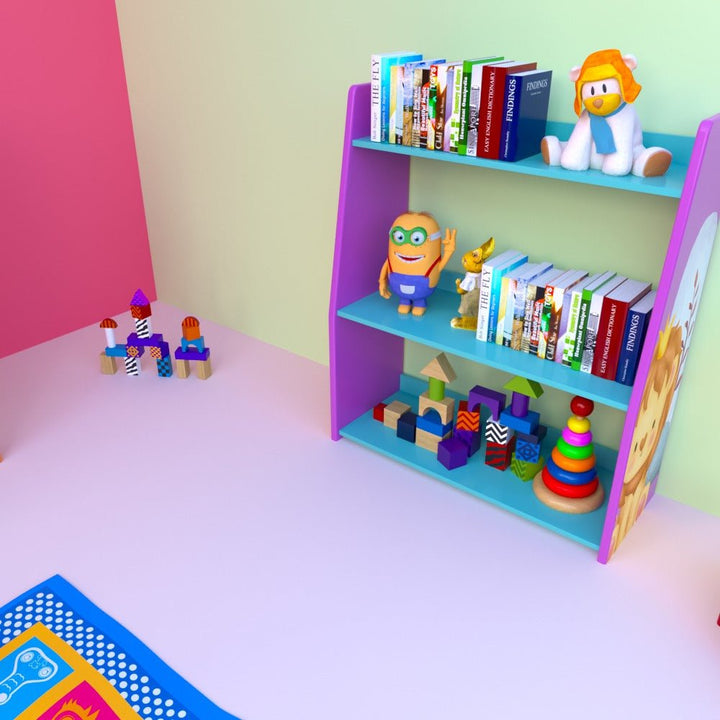Cavy Cheer Bookcase Shelve Storage Organizer Kids Bedroom Rack Decor | Furniture | Waseeh Pakistan