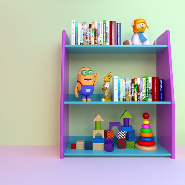 Cavy Cheer Bookcase Shelve Storage Organizer Kids Bedroom Rack Decor | Furniture | Waseeh Pakistan