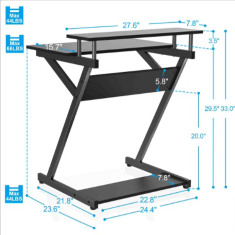 FITUEYES Home Office Computer Desk Table - waseeh.com