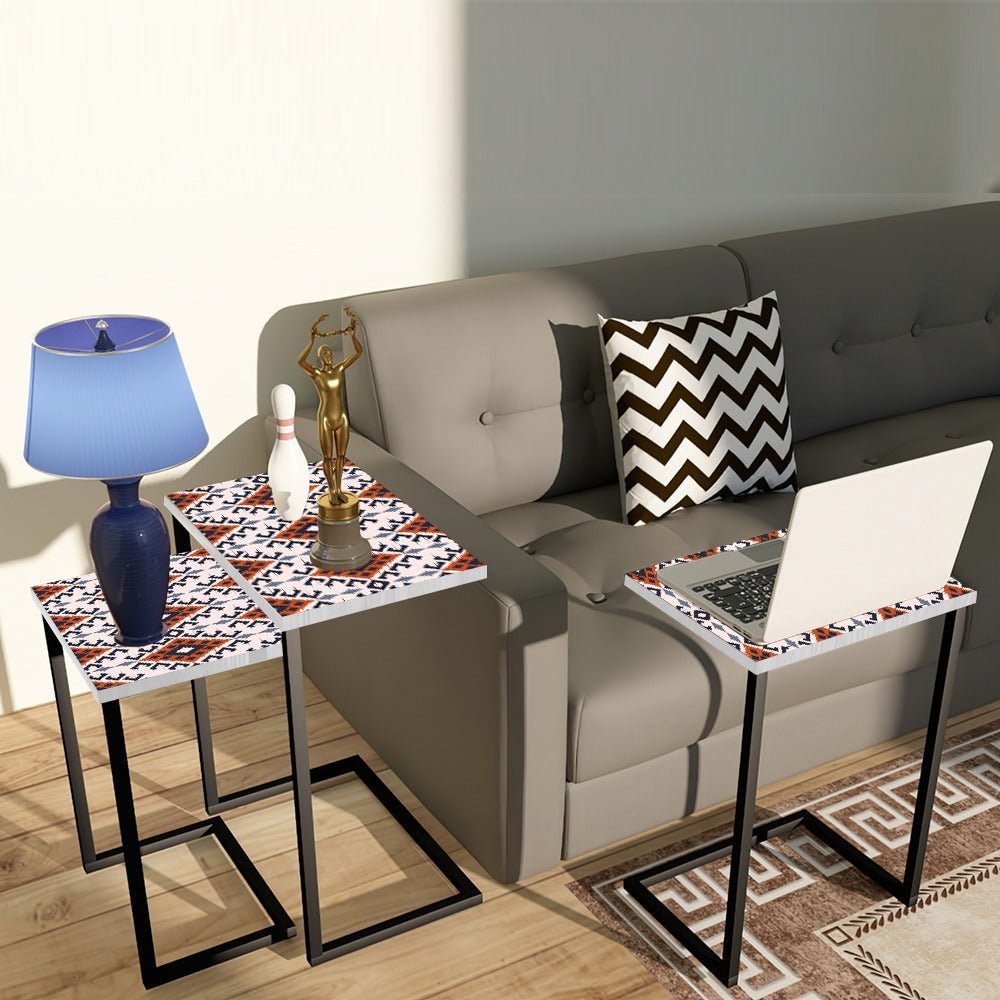Centra Tinge Vibes Living Lounge Bedroom Organizer Nesting Tables (3 Pcs) | Furniture | Waseeh Pakistan