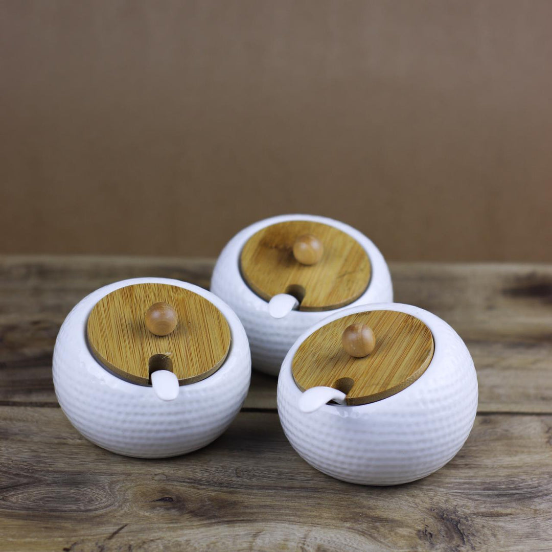 Ceramic Home Office Tea Coffee Sugar Storage Jars | kitchen item | Waseeh Pakistan
