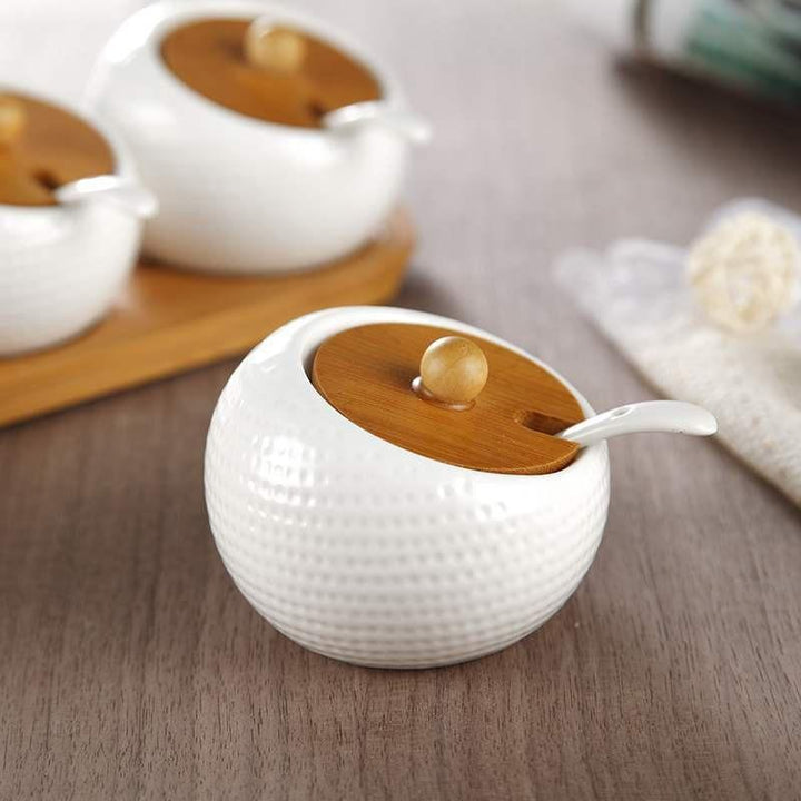 Ceramic Home Office Tea Coffee Sugar Storage Jars | kitchen item | Waseeh Pakistan
