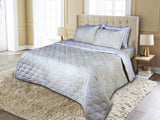 ICE BLUE FLORAL - 4 pieces - Bed Spread Set - waseeh.com