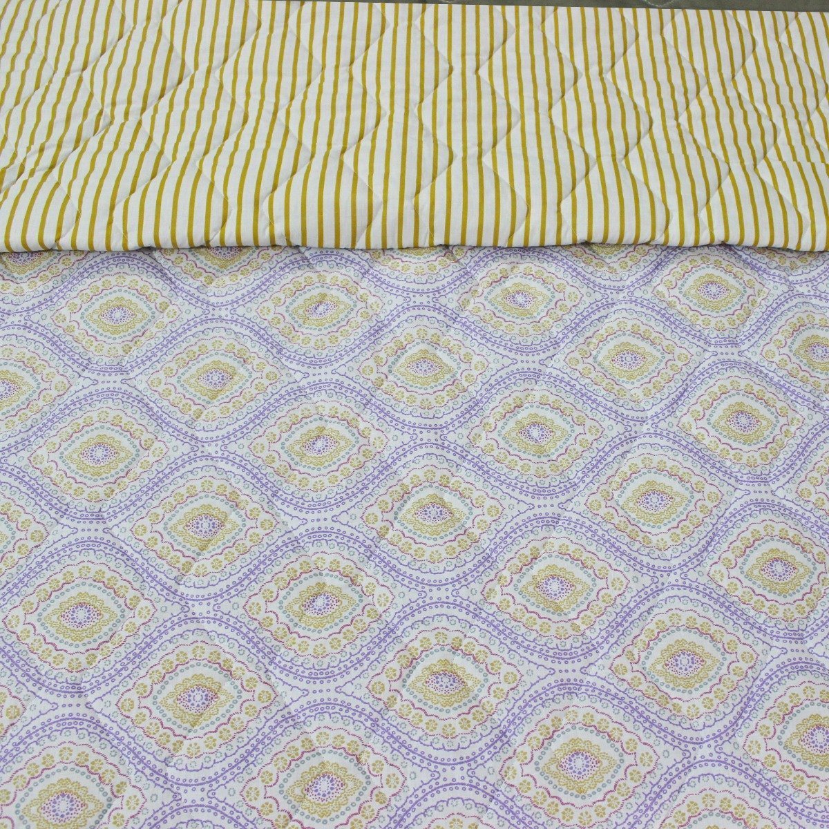 Multi Metric - Cotton Bed Spread Set - 6 pc - waseeh.com