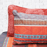 Red Sindhi - Export Quality Bed Spread Set - 6 pc - waseeh.com