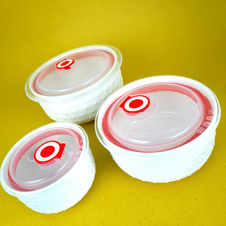 Chalky Rough Bowls (Pack of 3) | kitchen item | Waseeh Pakistan