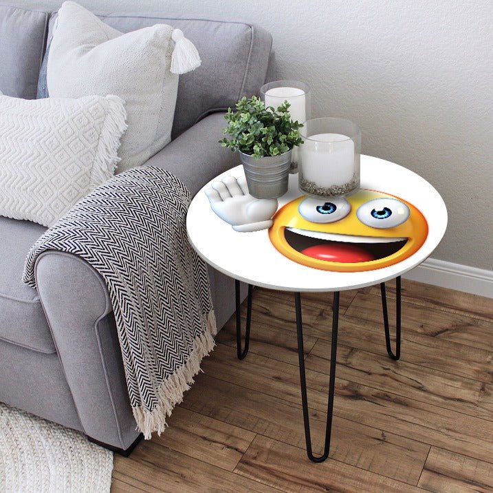 Character Emojis Living Lounge Center Side Hairpin Table | Furniture | Waseeh Pakistan