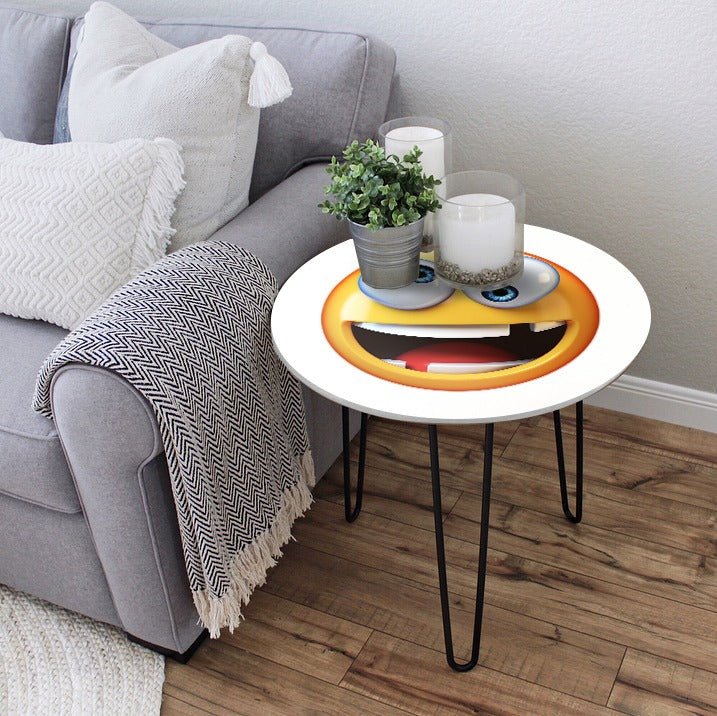 Character Emojis Living Lounge Center Side Hairpin Table | Furniture | Waseeh Pakistan